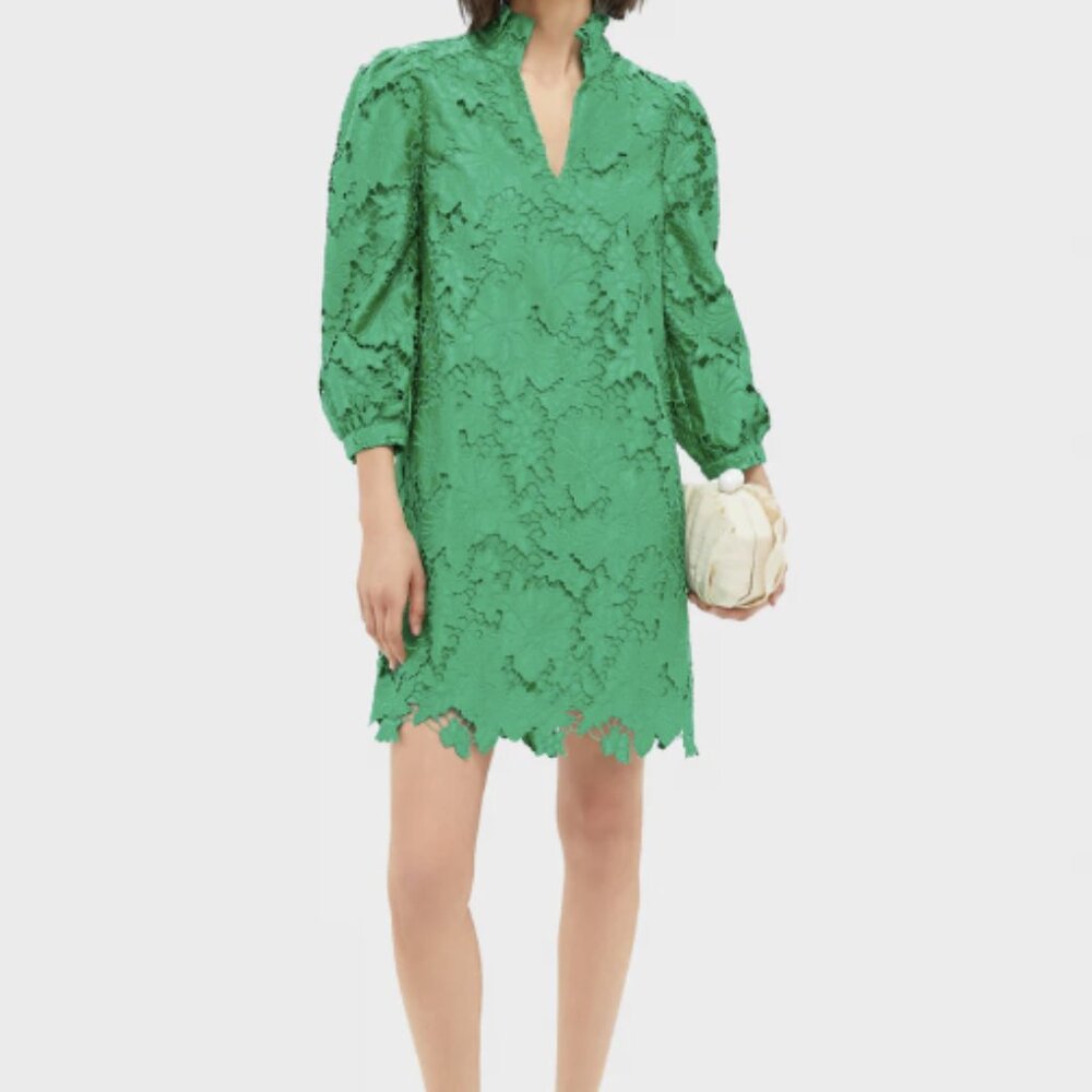 Green Lace Tuckernuck Cath Dress